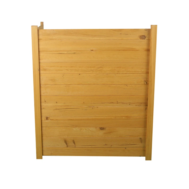 Premium quality durable privacy screen protector natural wooden air conditioner fence