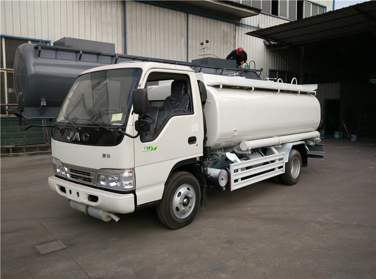 
4CBM 5CBM oil tank lorry 4MT 5MT Bowser truck for petrol and diesel 