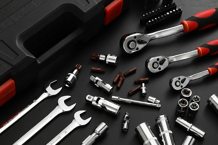 Hot Selling Multi Function 129 Pcs Box Socket Wrench Tools Set Impact 6 Point Socket Set Comprehensive Set