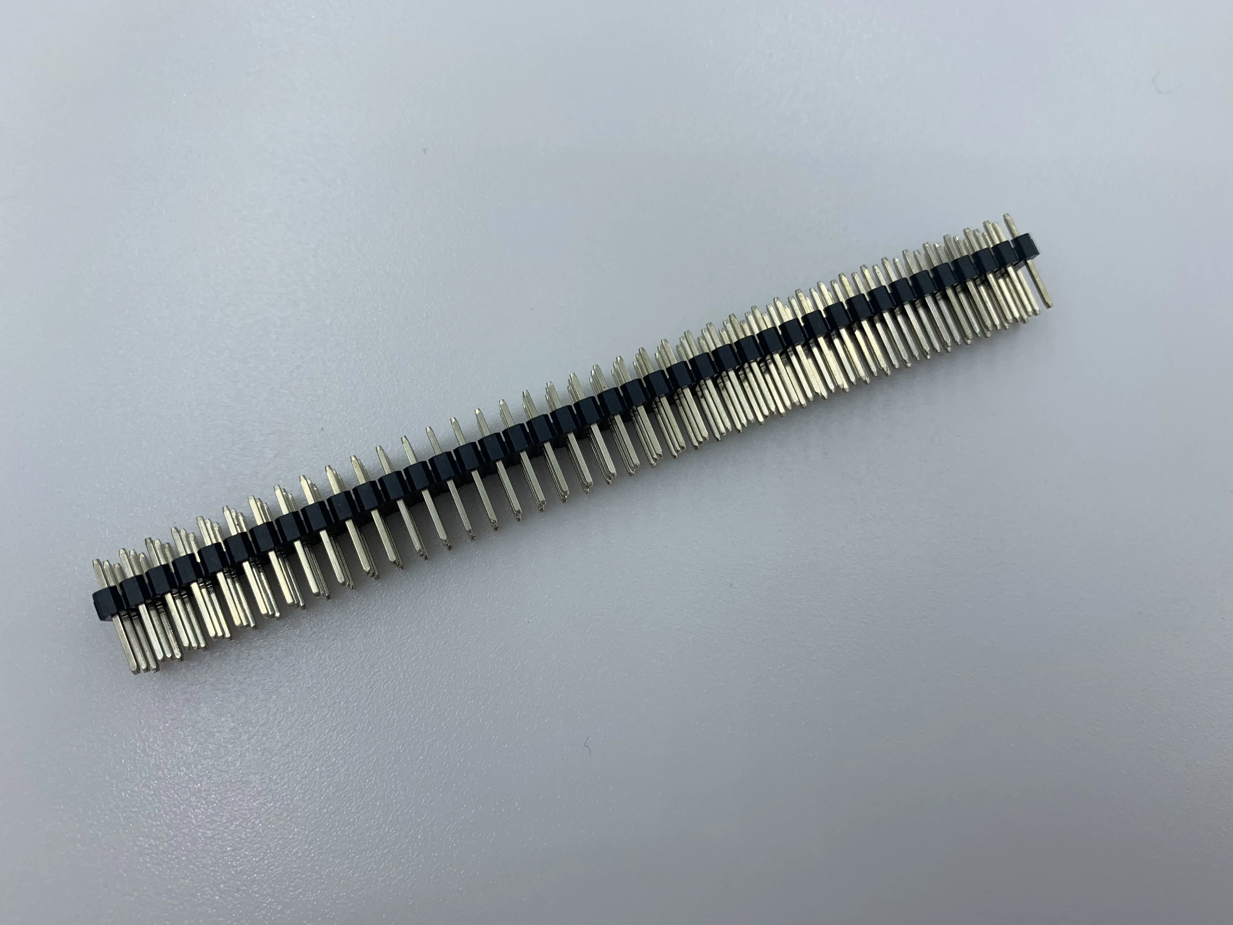 2.54mm male pin header three row straight pin header 40pins gold plated