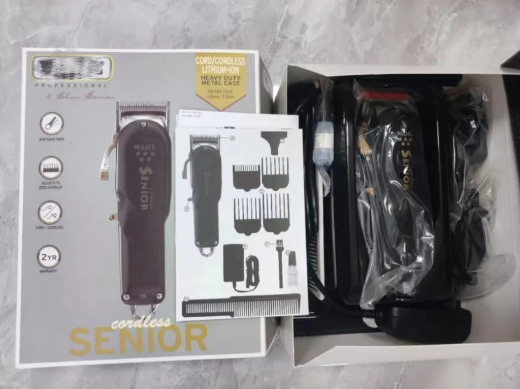 Professional Hair Clipper for Barber Electric Hair Trimmer Cordless Rechargeable Hair Cutter Magic Clipper Metal Senior 5 Star