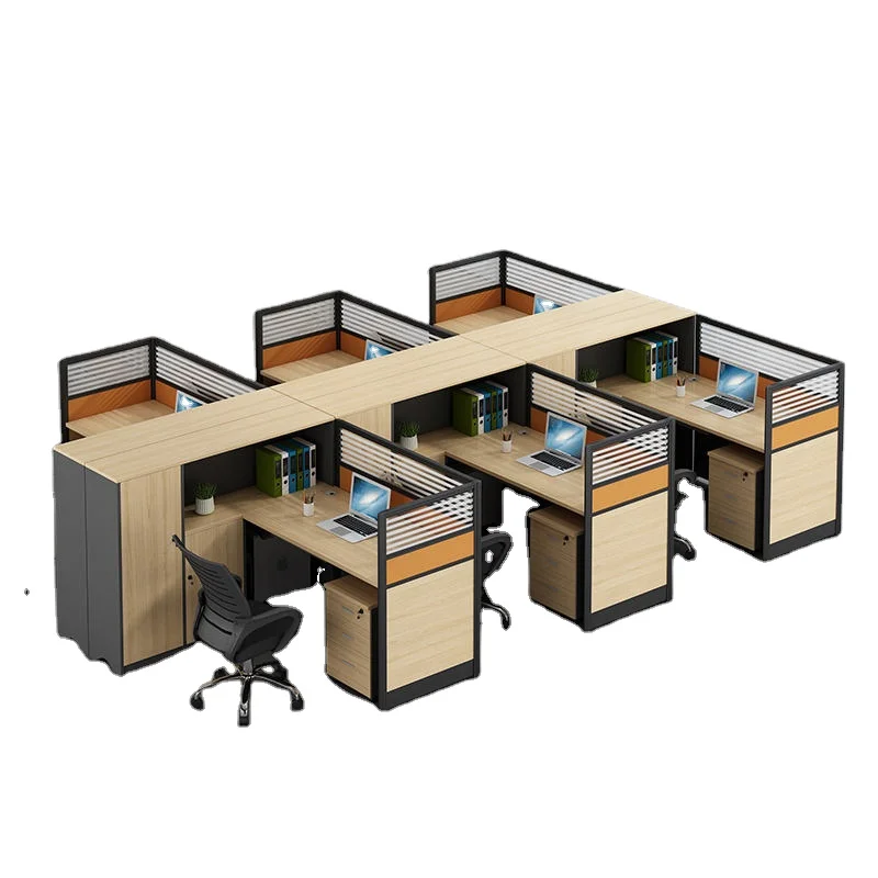 Modern modular 8 seats for 8 persons cubicles office workstion online desk 2 4 6 seat office partition workstation office desk