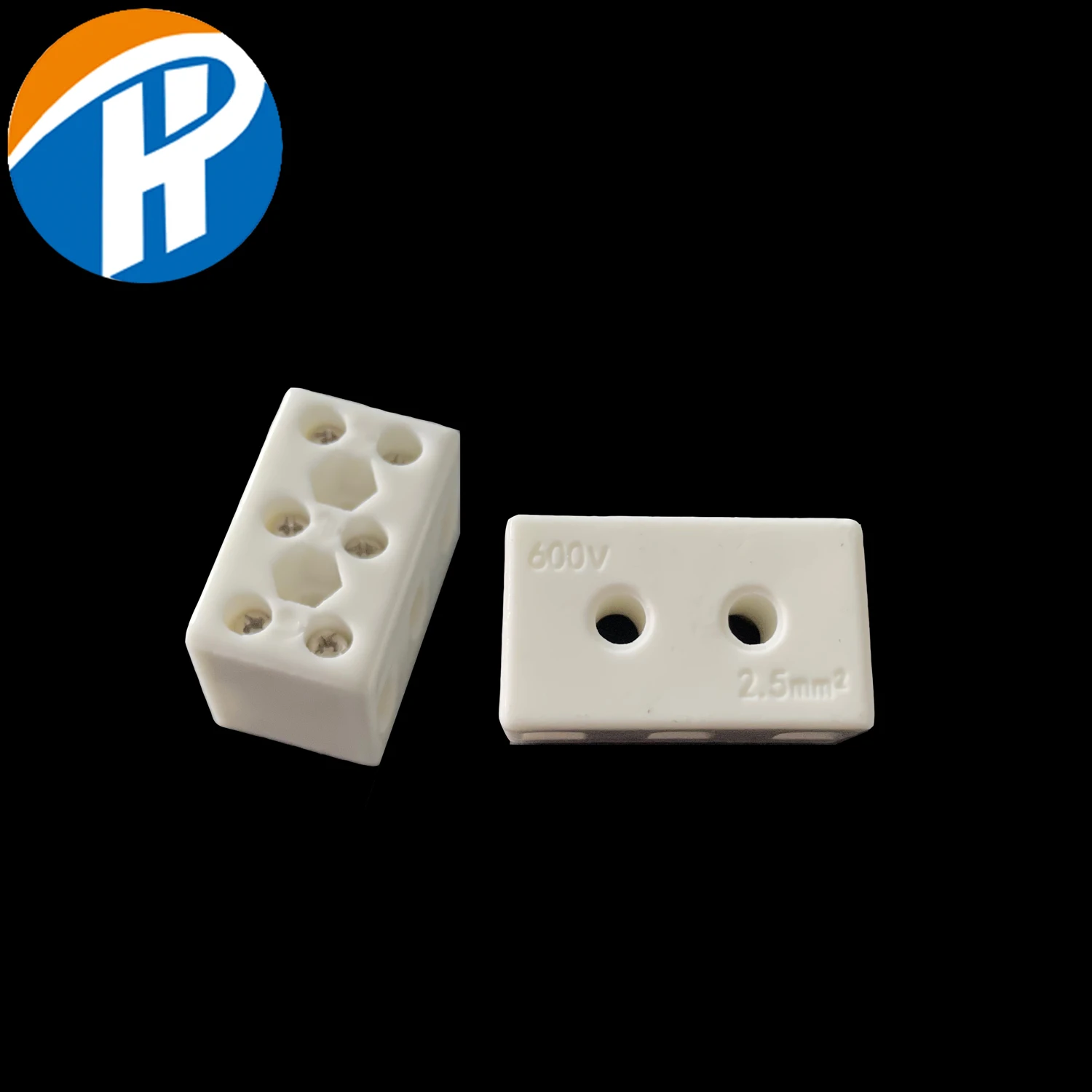 High temperature Ceramic Alumina Wire Terminal Block Ceramic wiring terminal Cable Porcelain Connector