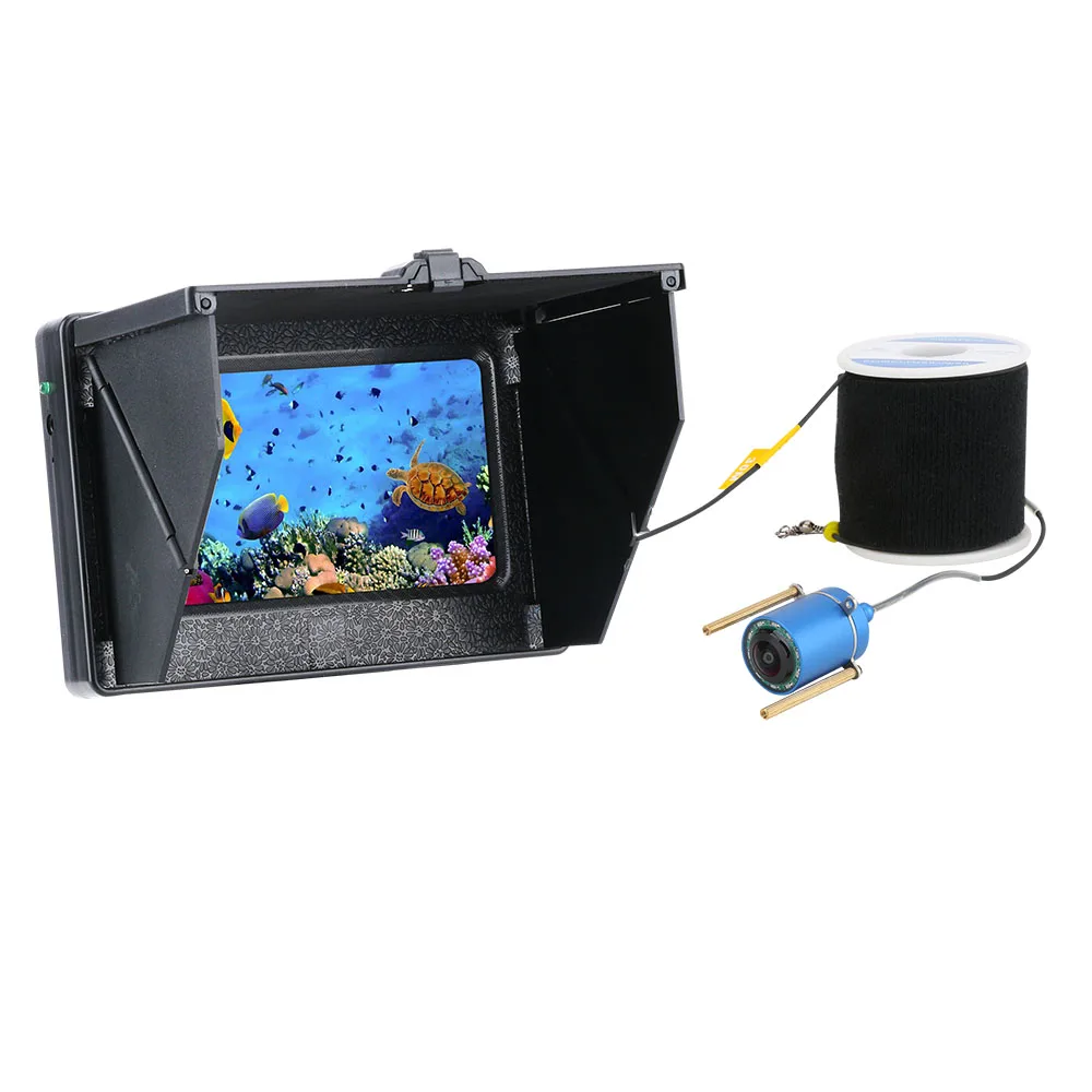 4.3 Inch 30M Night Vision 1200TVL Ip68 Waterproof Fish Finder Underwater Fishing Camera 10PCS LED 195 Degrees for Lake Fishing
