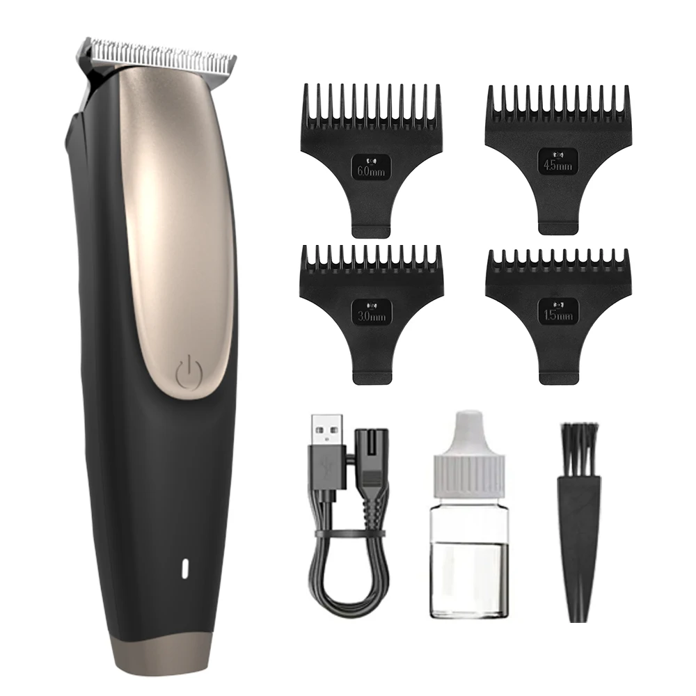 High Quality Motor Low Noise USB Men Clippers Hair Trimmer Electric Hair Clippers For Man
