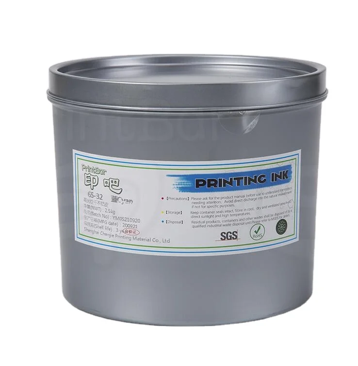Soy base CMYK process ink 4 color for offset printing work