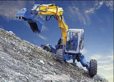 11ton ET110 XCMG Китай колесная ходовая паук экскаватор необработанных