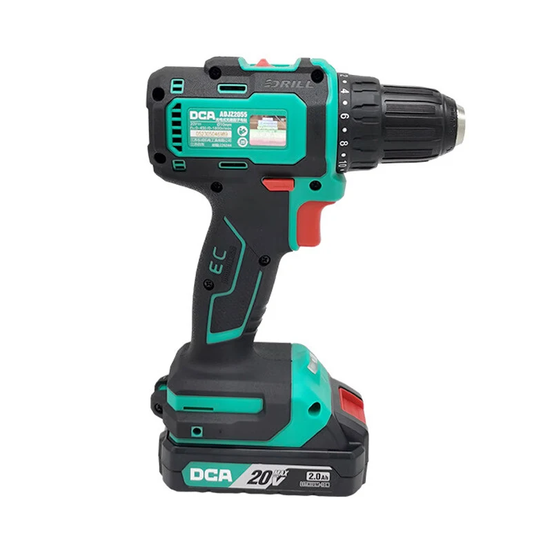 DCA-2055AW 20V 60n. m Electric Hand Drill Set Portable Brushless Lithium Battery Multifunction Cordless Electric Screwdriver