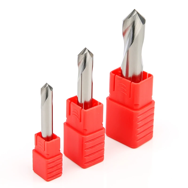 HRC55 CNC chamfering center 90 degree fixed point drill NC spotting drill carbide drill bits 10mm