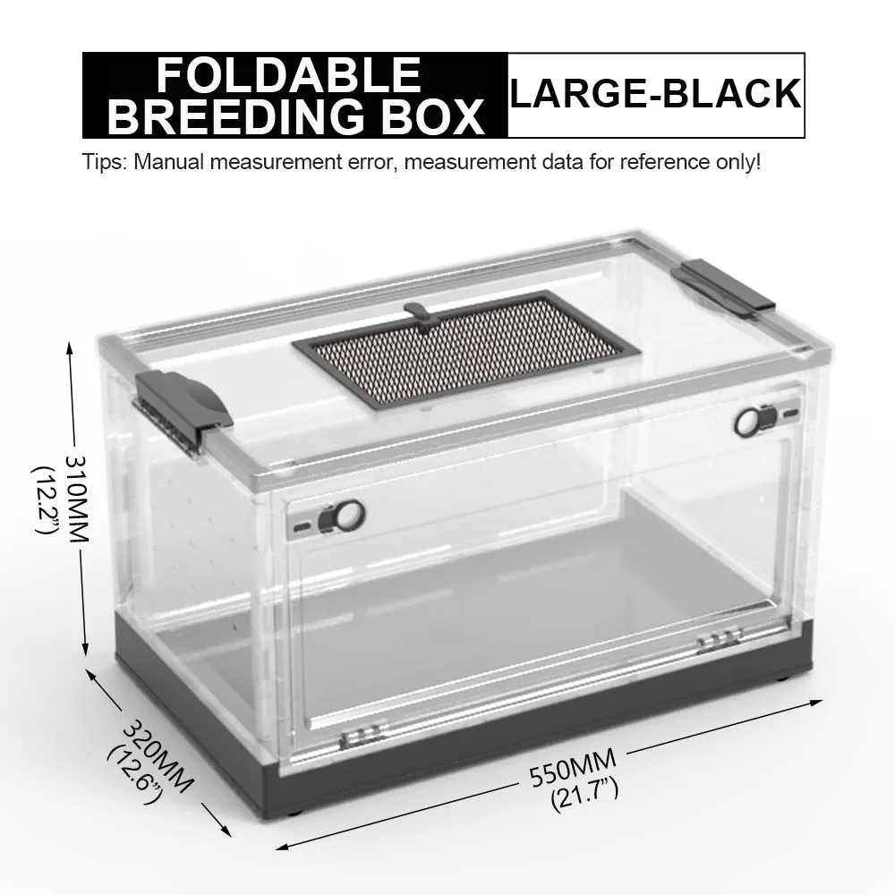 NOMOY PET detachable small animals pet cage box habitat plastic reptile tank terrarium