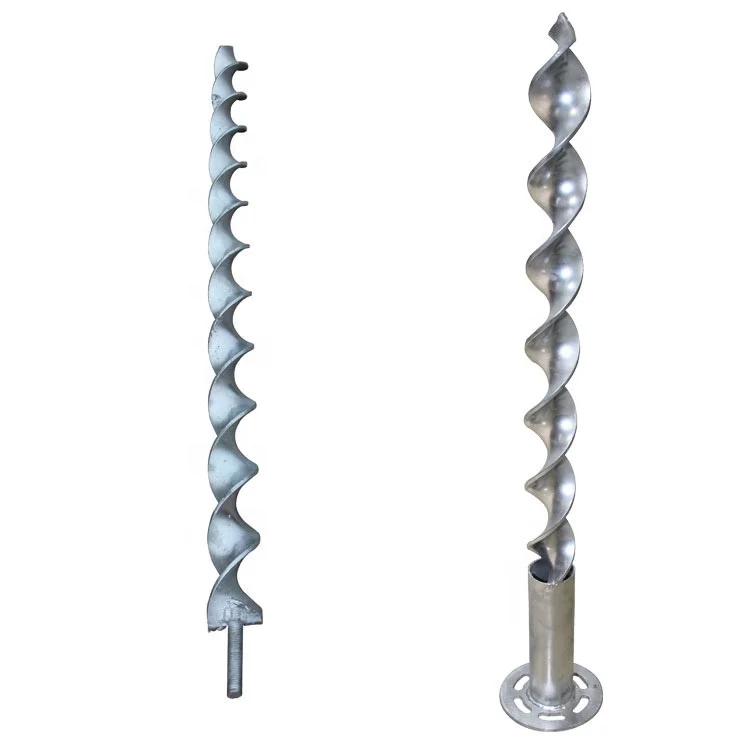 Lower price 4x4 post sips ground screw pile  anchor for Greece sale