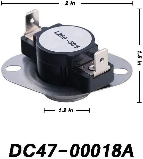 DC47-00016A Thermal Fuse  DC96-00887A Thermal Fuse  DC32-00007A Dryer Thermistor  DC47-00018A Thermostat Dryer Kit