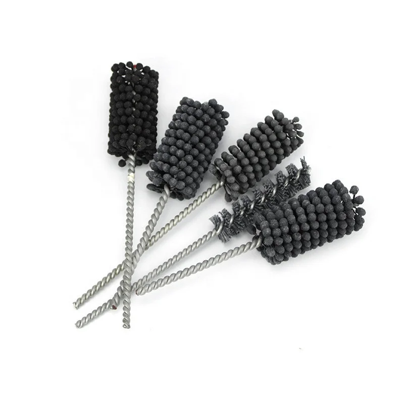 High Quality Cylinder Silicone Carbide Flexible Hone Brush Honing Tool for Polishing & Deburring