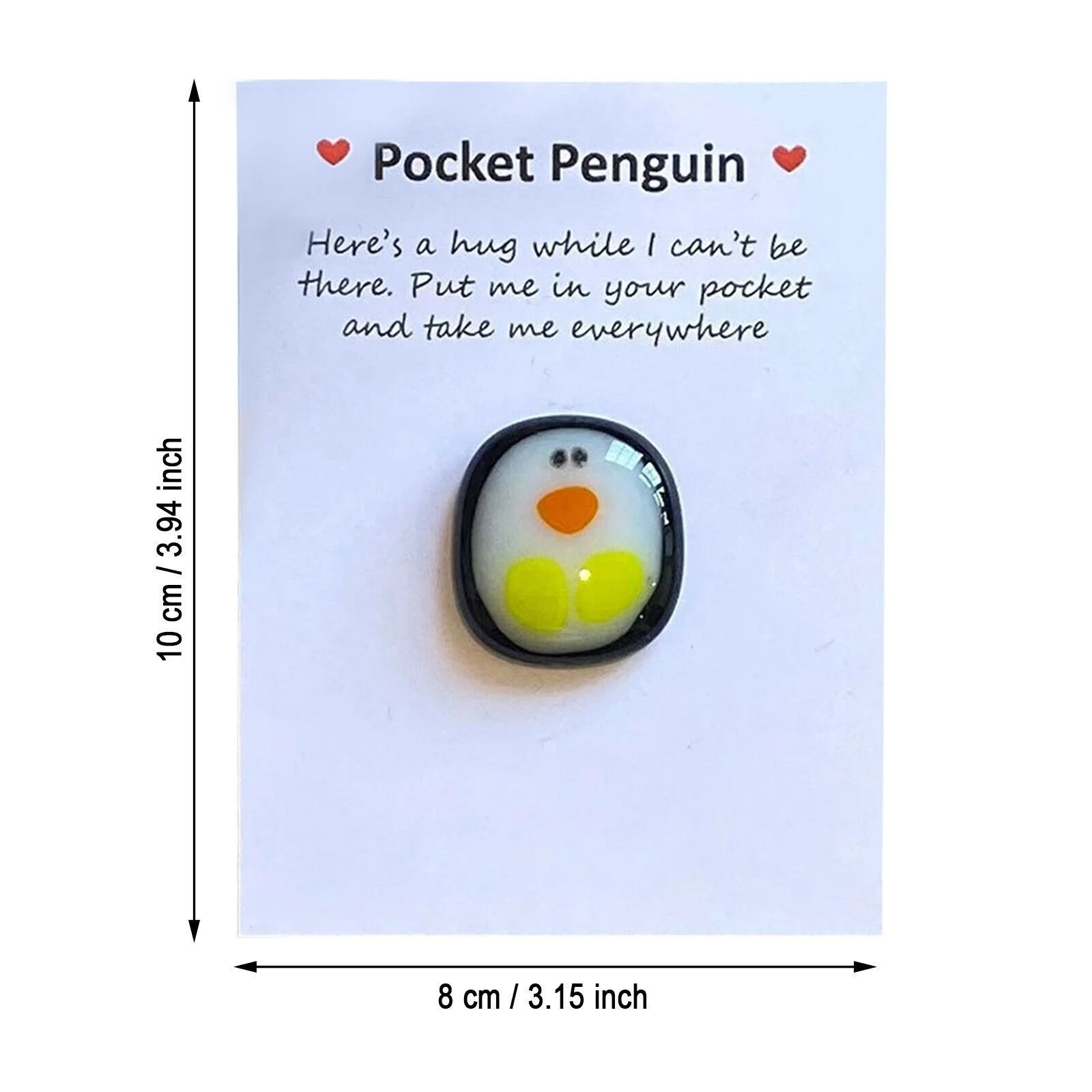 Birthday Cards A Little Pocket Penguin Hug Mini Cute Pocket Penguin Hug Animal Decoration Special Happy 18birthday Custom Logo