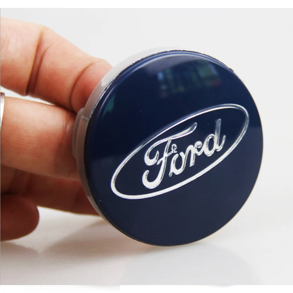BLUE 54mm Alloy Wheel Centre Caps For FORD Focus Mondeo Fiesta Galax
