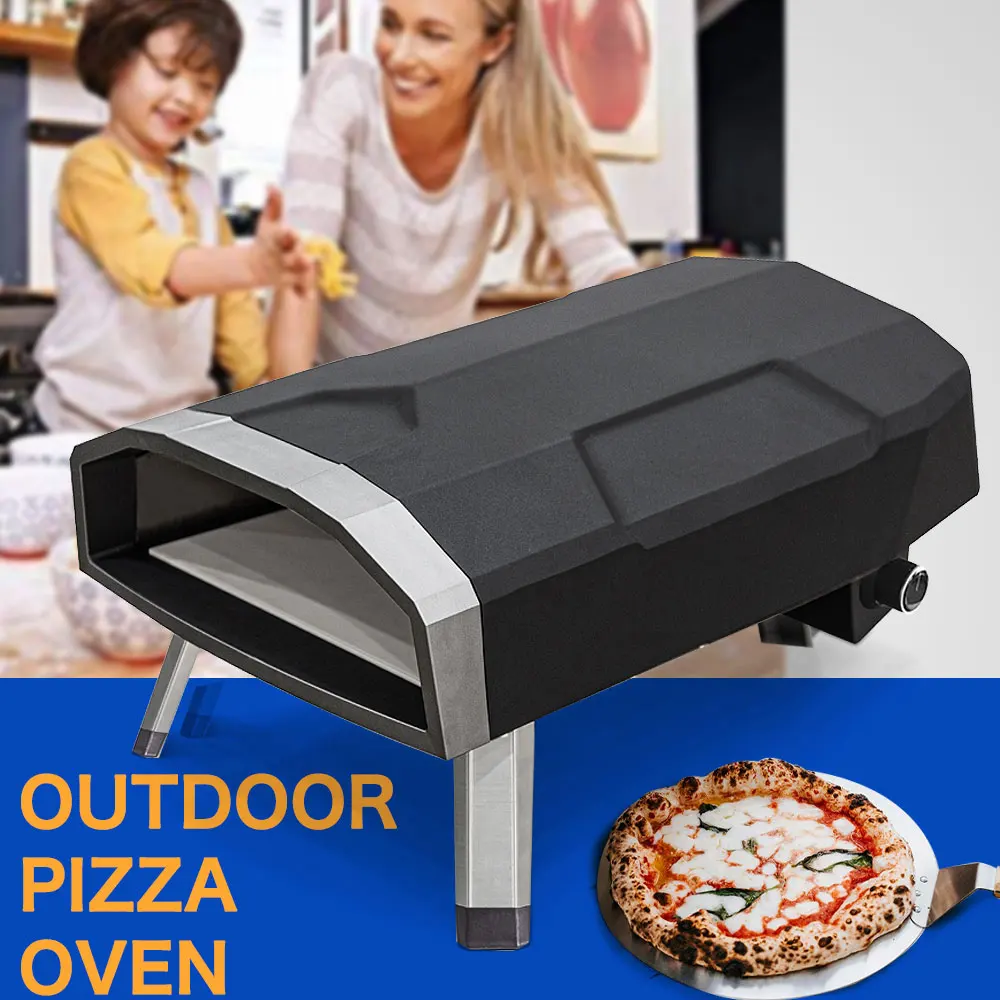 Outdoor barbecue gas powered 16 inch pizza oven electric grill electric gas burner indoor horno para pizza oven