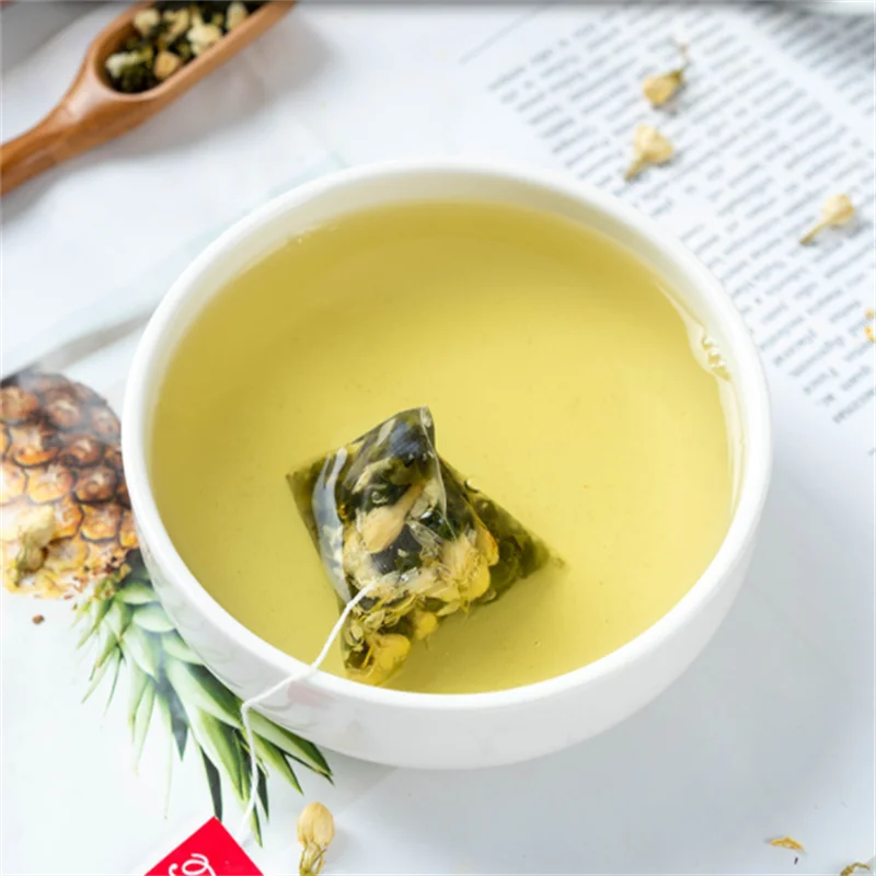 Wholesale China Jasmine Green Tea Triangle Tea Bag Health Scented Tea