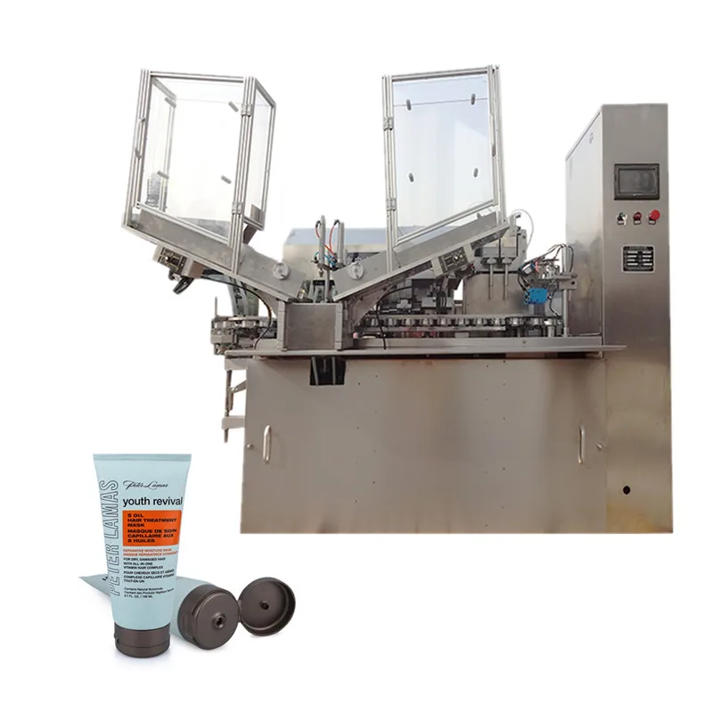 Manufacturer PVC PE tube sealing small machine hand cream tube filling machine ans sealing for BB CC cream