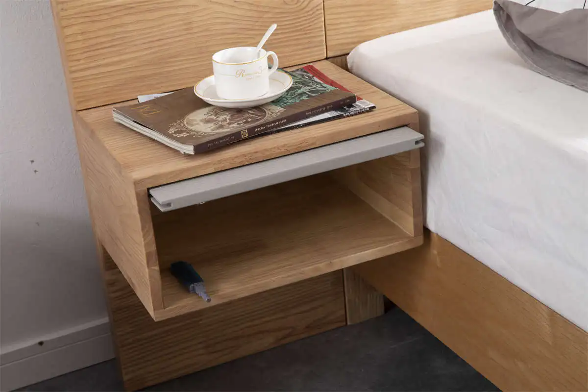 Customized Modern Bedroom Sets Wood queen bed frame 1.8 m double Twin