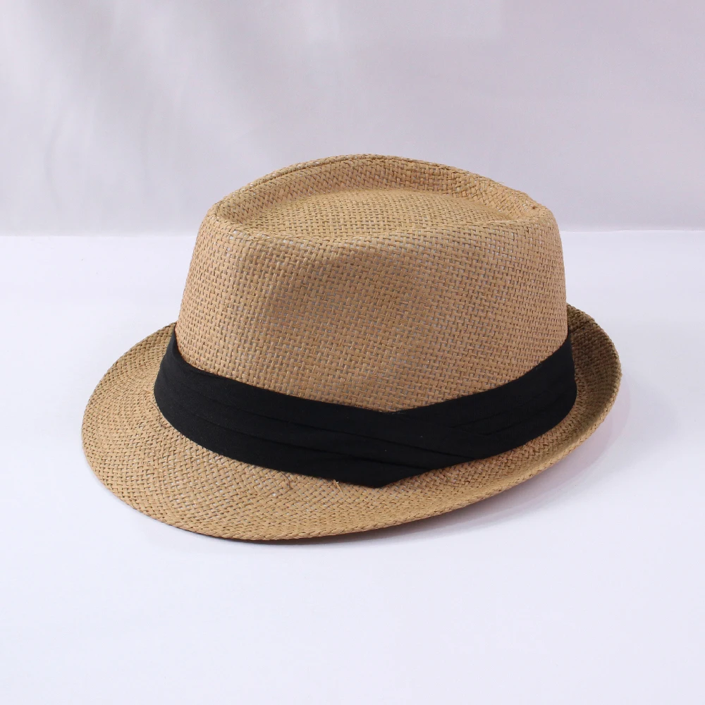 Высококачественная соломенная ковбойская шляпа с индивидуальным логотипом, летняя пляжная шляпа из Западной рафии, модная дизайнерская Панама