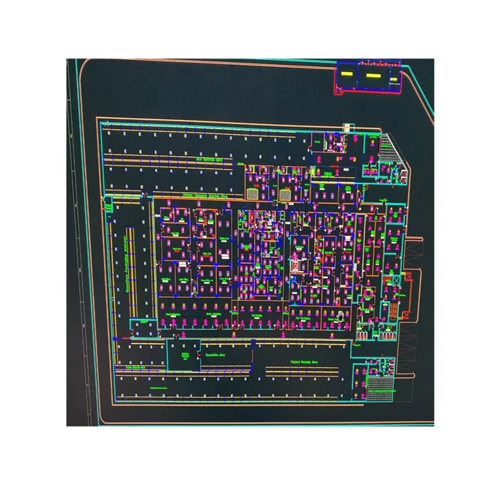 Lighting Design Industrial Project Design Light for Cleanroom Lighting