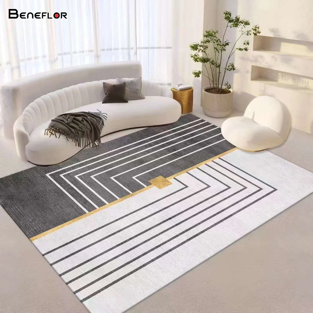 Wholesale new design printed luxury door carpet rug for living room rug