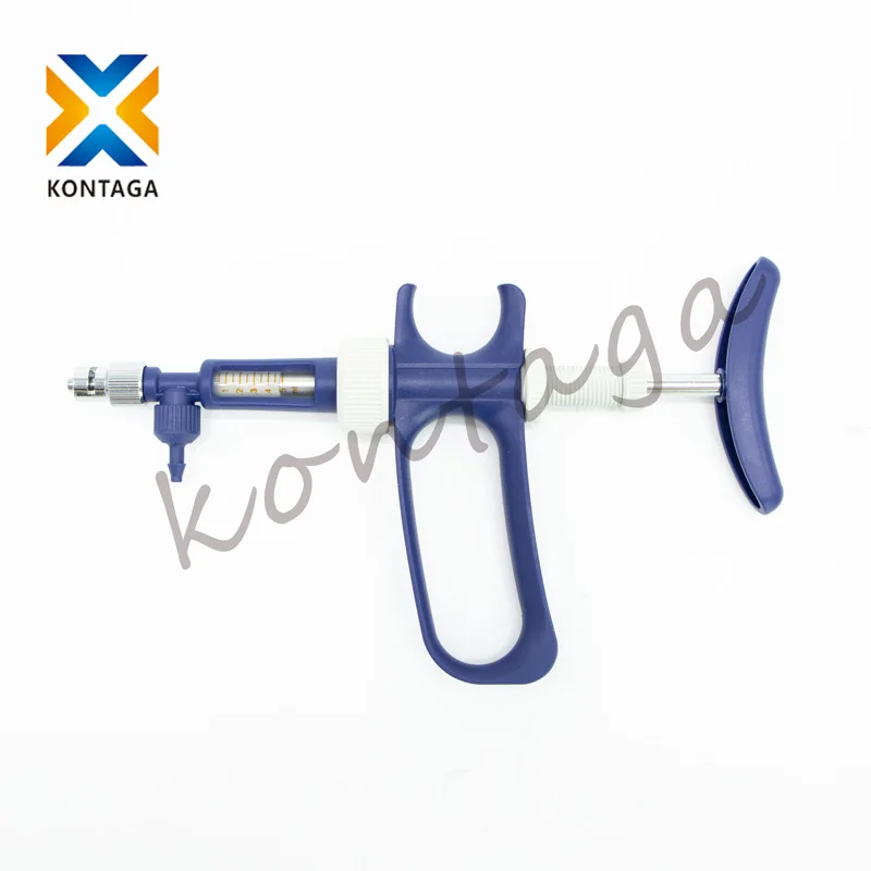 High quality veterinary automatic metal syringe for animals
