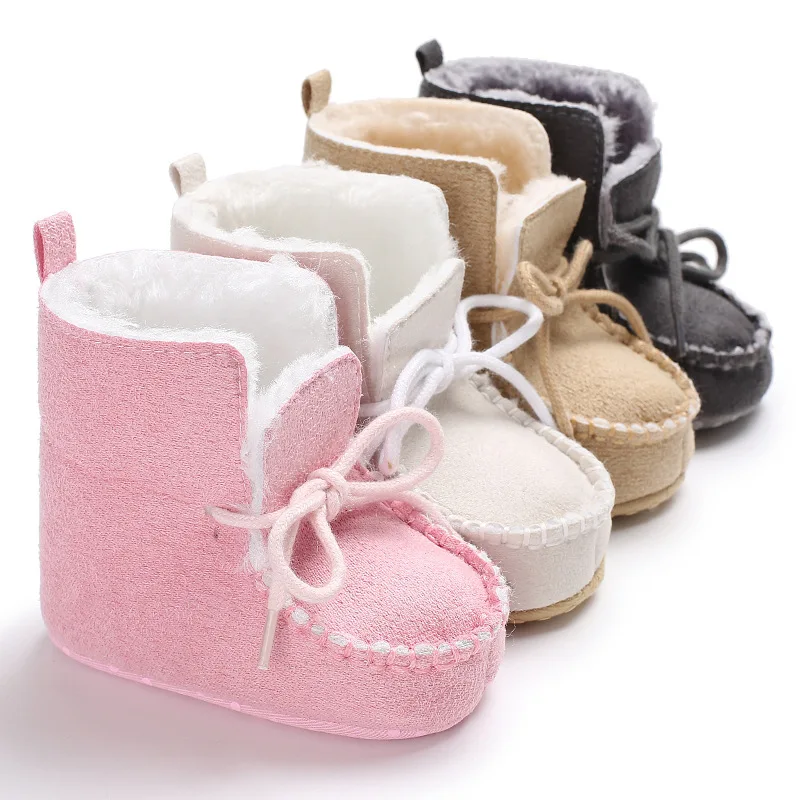 
Infant Toddler Princess Girl Baby Kids Boots Baby Shoes Winter Keep Warm Crib Shoes Newborn Children Shoes Boots 