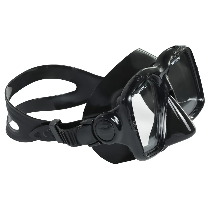 New design low volume UV Resistant anti fog film Resin Lens Freediving diving Mask