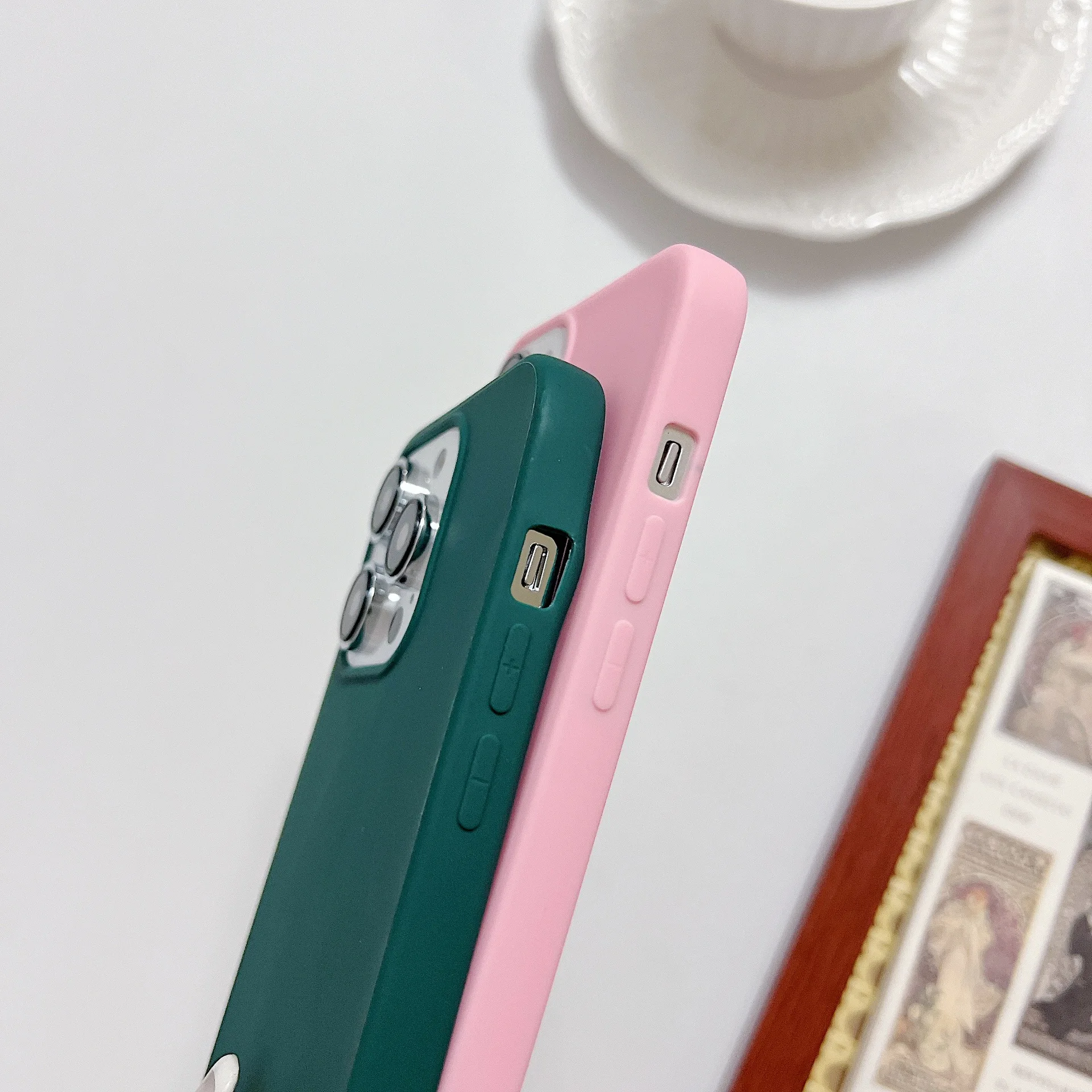 Ultra thin Gel Frosted TPU Soft Phone Case For iPhone 15 Pro, Shockprpof TPU Bumper Matte Phone Cover For iPhone 15