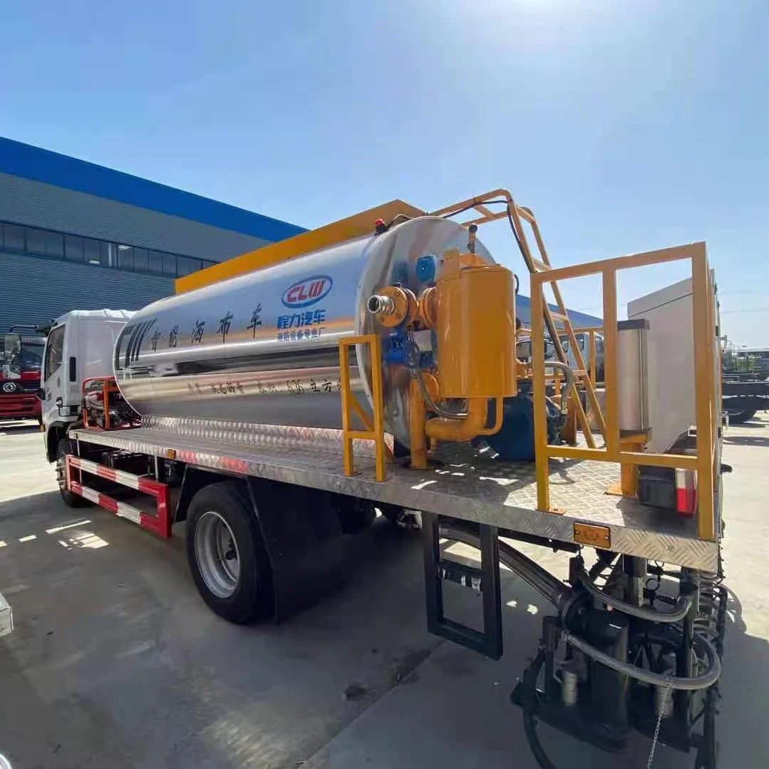  Dongfeng 4*2 6ton асфальтораспределительный укладчик для