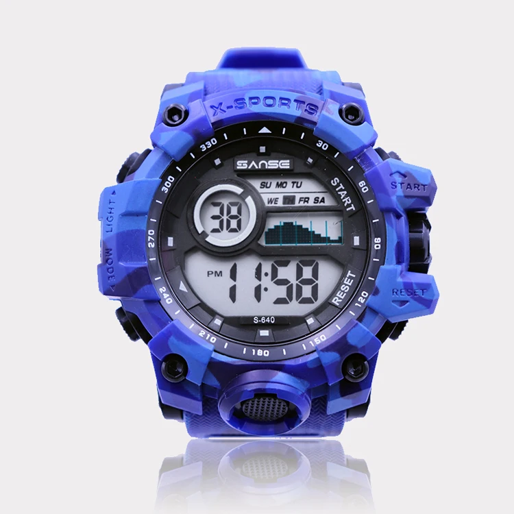 
Sanse S-640C Digital watch Fashionable OEM reloj Mens Sport Army Wristwatch 