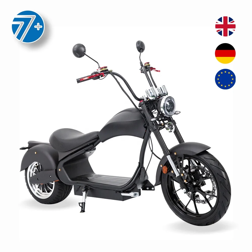2023 Hot Selling  3000w 45km/h Electric Scooters Moped Motorcycle Citycoco MH3 Chopper Adult