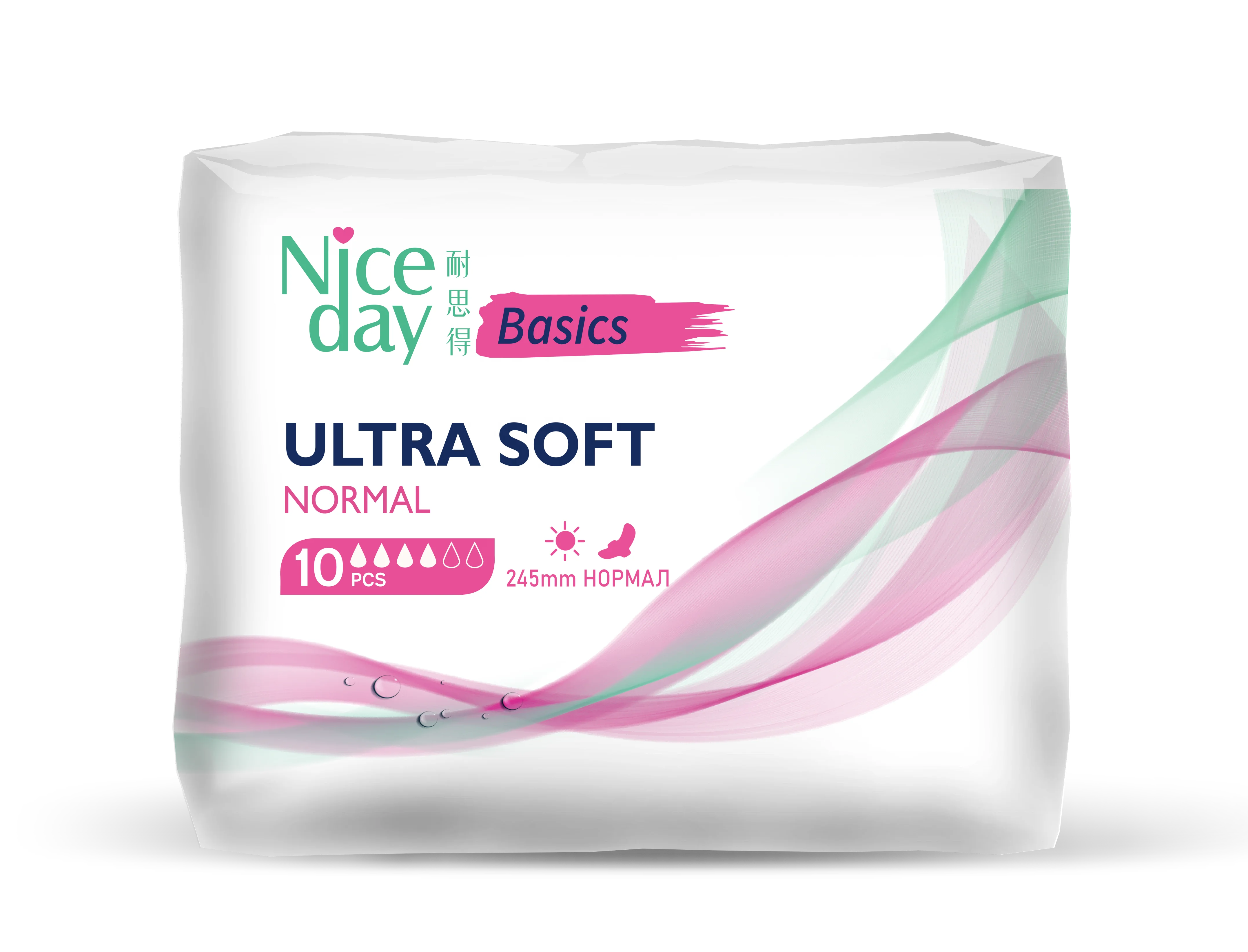 Popular basics ultra soft heavy flow dryness japense women sanitary pads manufacturer