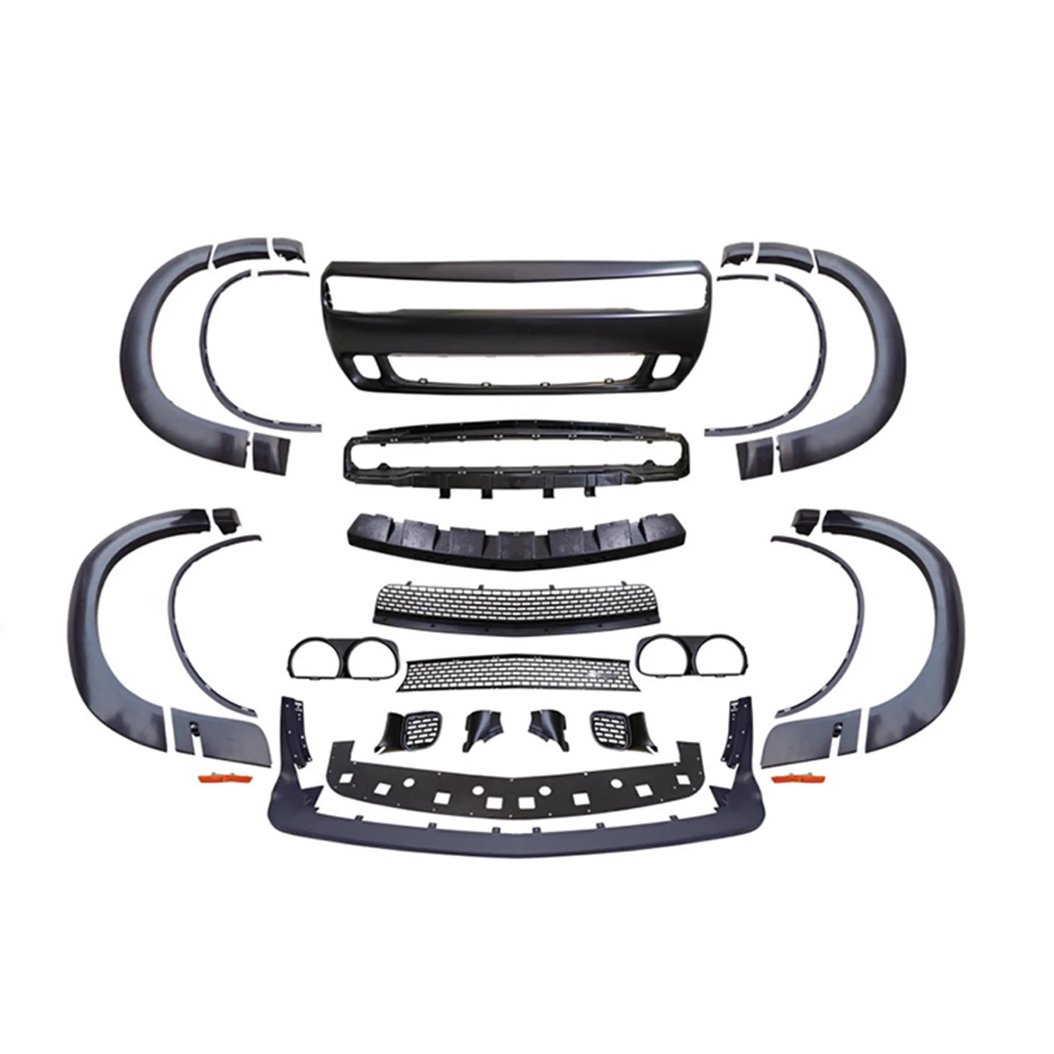 Demon Style auto parts Front Bumper Wide Fender Flares Car Bumper body kit For Dodge Challenger 2008 2014