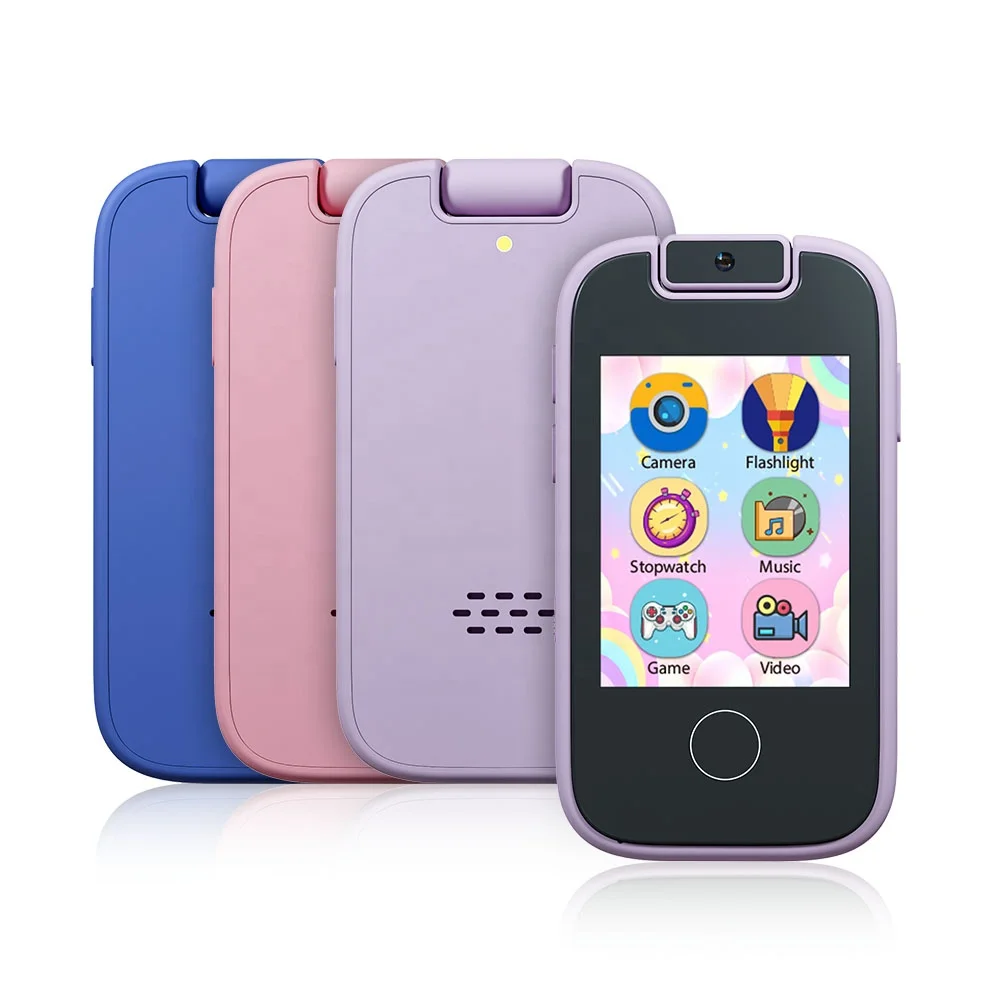 YMX PH03E with PVC Back Sticker Kids Toys Smart Mobile Phone Smartphone for Thanksgiving Children Day Black Friday Gift Present