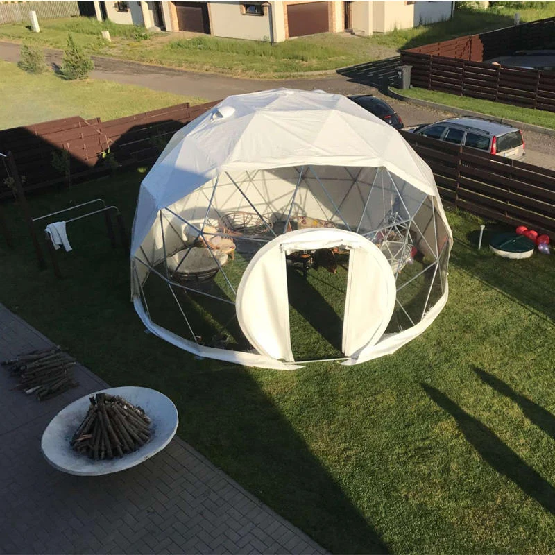 PVC Glamping Transparent Geodesic Dome Tent Event Outdoor Restaurant Tent for sale