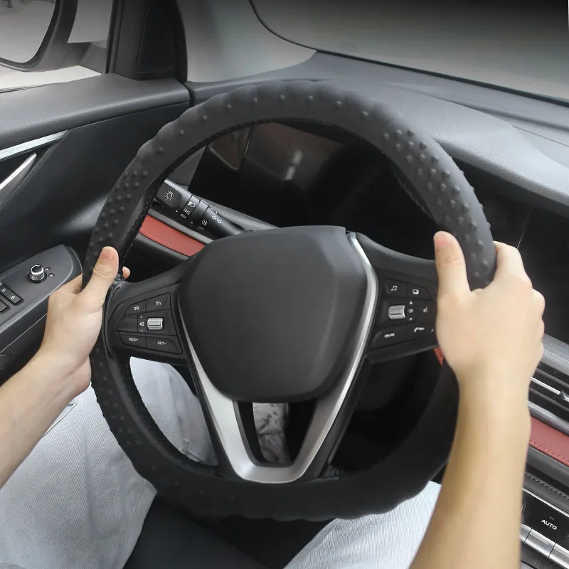 New Design Car Accessories Steering Wheel Silicone Cover - Customized Packaging Customized Logo Available