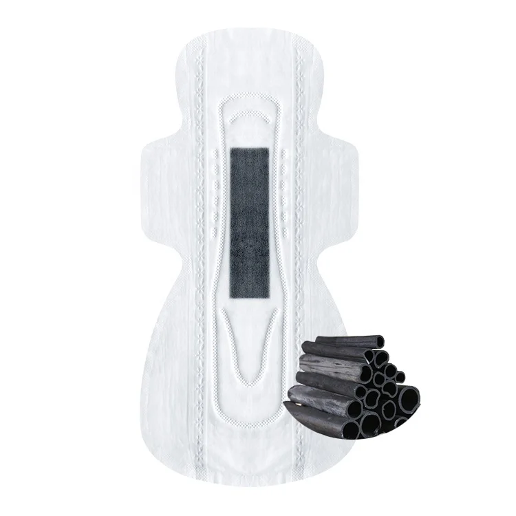 Достаточно длинные гигиенические прокладки 330 мм для женщин, гигиенические прокладки с бамбуковым углем и анионами, органические прокладки