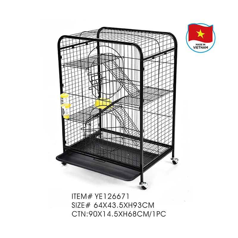Made in Vietnam Pet Cage Factory Direct Sales Indoor Outdoor Small Animals Cage for Rabbit Chinchilla Ferret Bunny House Cage