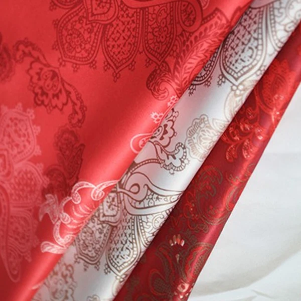 Best selling 100% polyester satin silk fabric