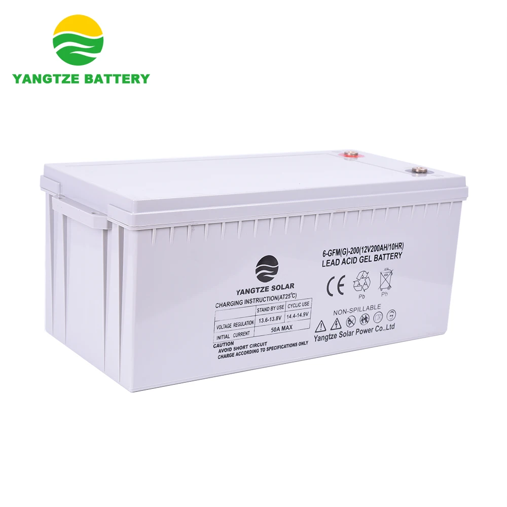 3 years warranty gel battery 12v 200ah solar dry cell battery