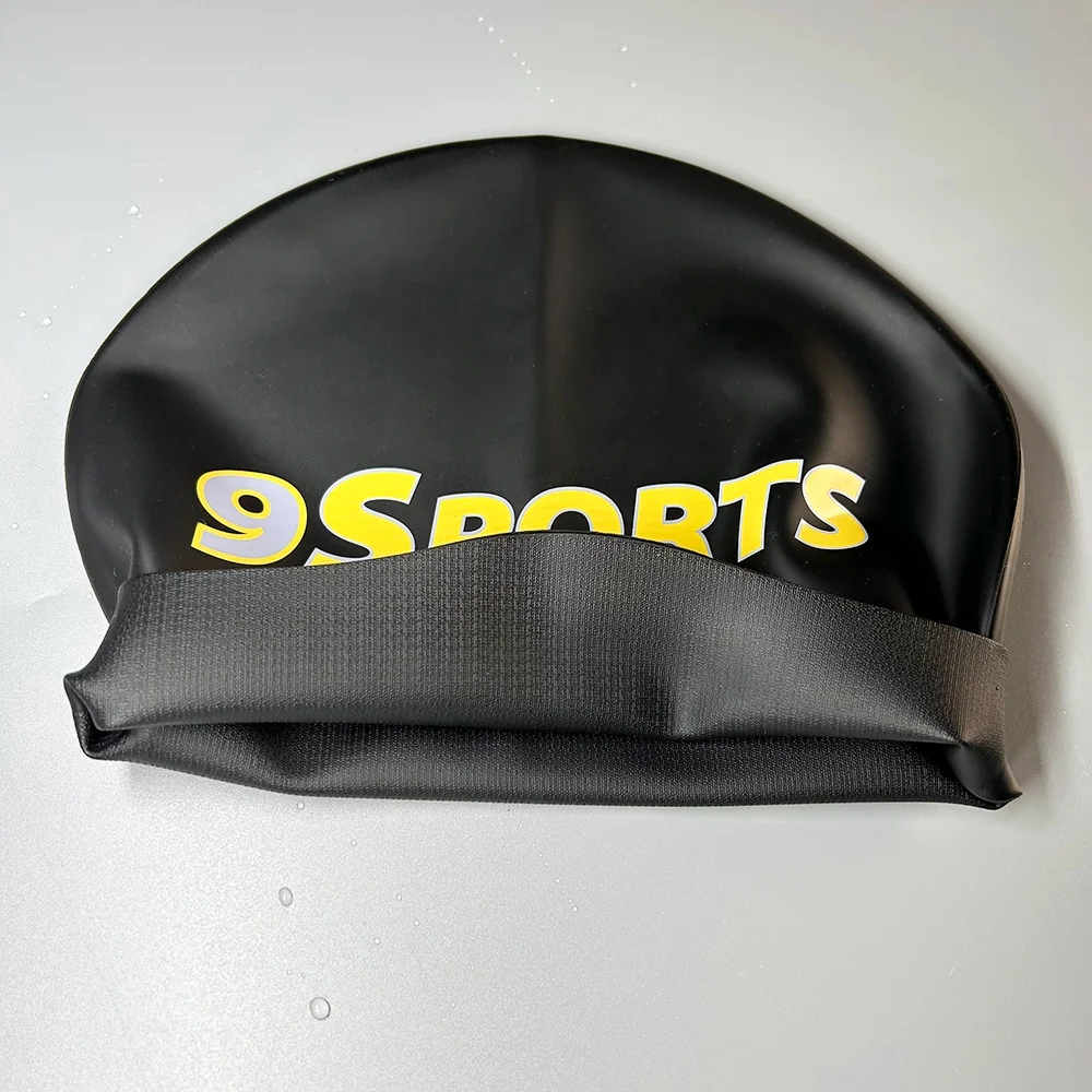 Custom made logo waterproof breathplay wonderful silicone swim cap 50g 55g 60g 65g options