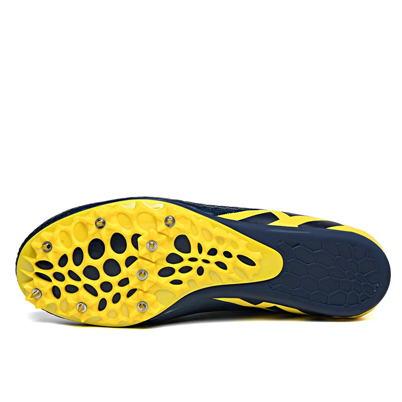 Men Track Field Shoes Spikes Sneakers Student Exam Competition Professional Running Nail Shoes Men and Women