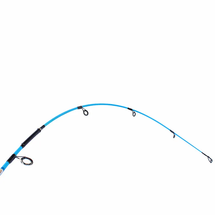 Chinese made fiberglass offshore saltwater spool set and EVA handle 2 section solid Luya fishing rod