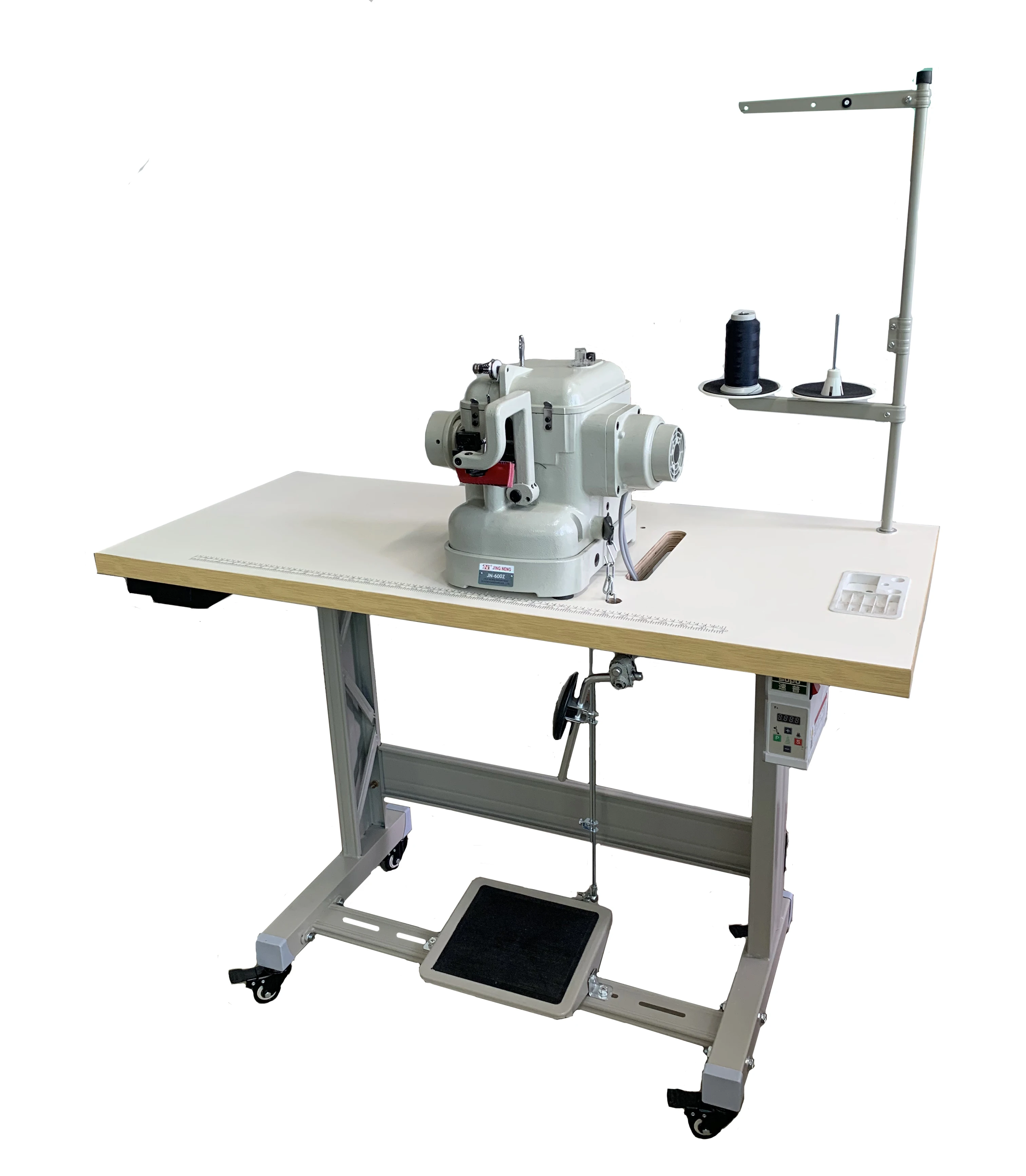 JN-600Z Automatic Lubrication Direct Drive Strobel Sewing Machine Industrial Insole Shoe Upper Over Seaming Machine