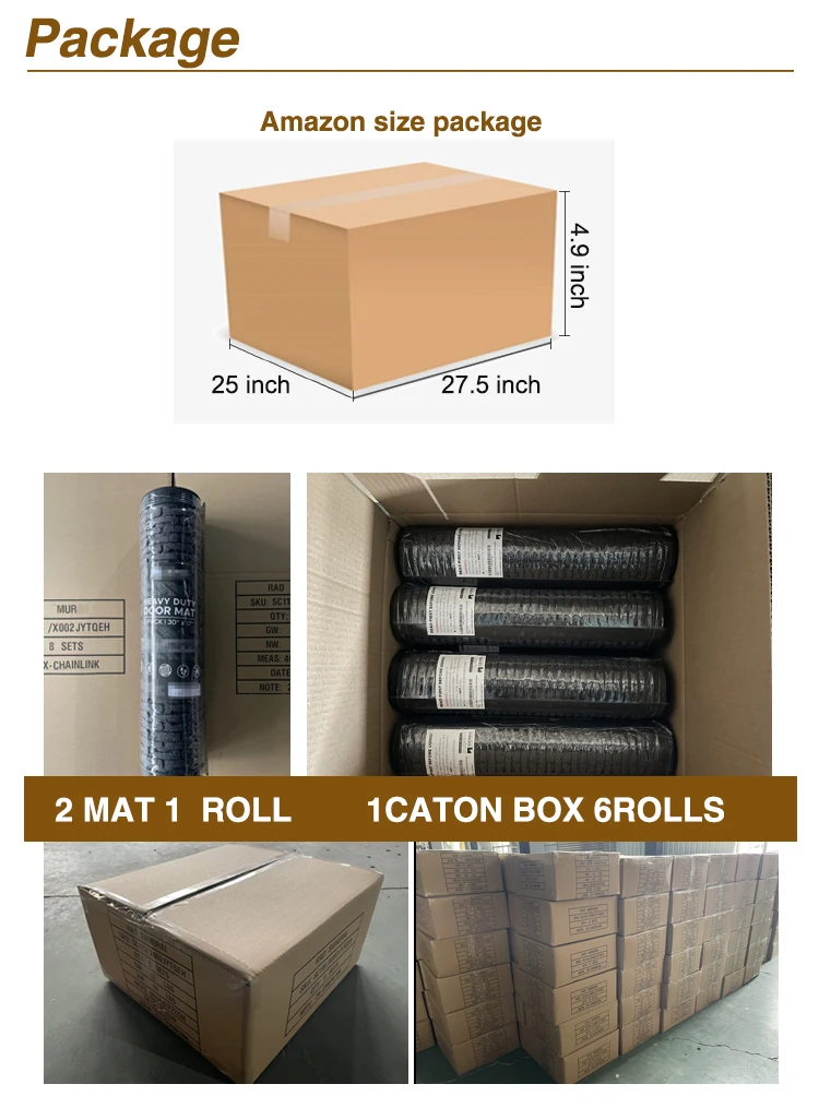 Graceline Polyester surface entrance non slip durable rubber doormat