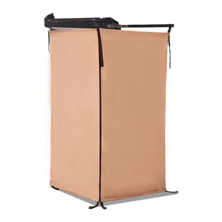 Portable Light Side Car Awning Shower Tent for Toilet Shower or Changing-Durable Tarp Product