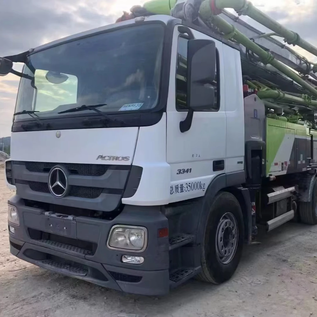 2019 Zoomlion Mercedes Benz 49 м б/у бетононасос дизельный двигатель тягач