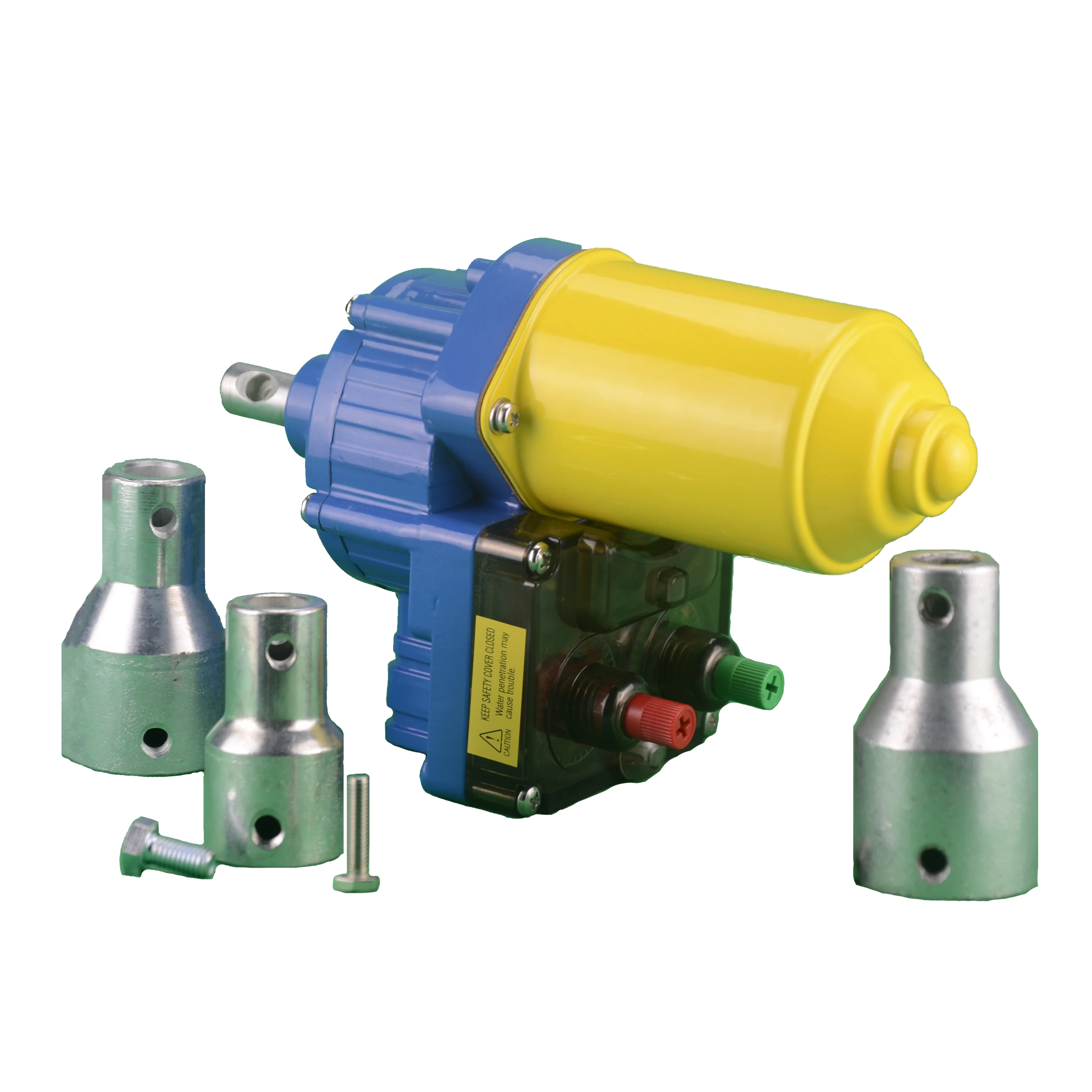 Высокое качество низкая цена DC24 DC12V Тепличный электрический пластиковый пленочный мотор для вентиляции в зеленом